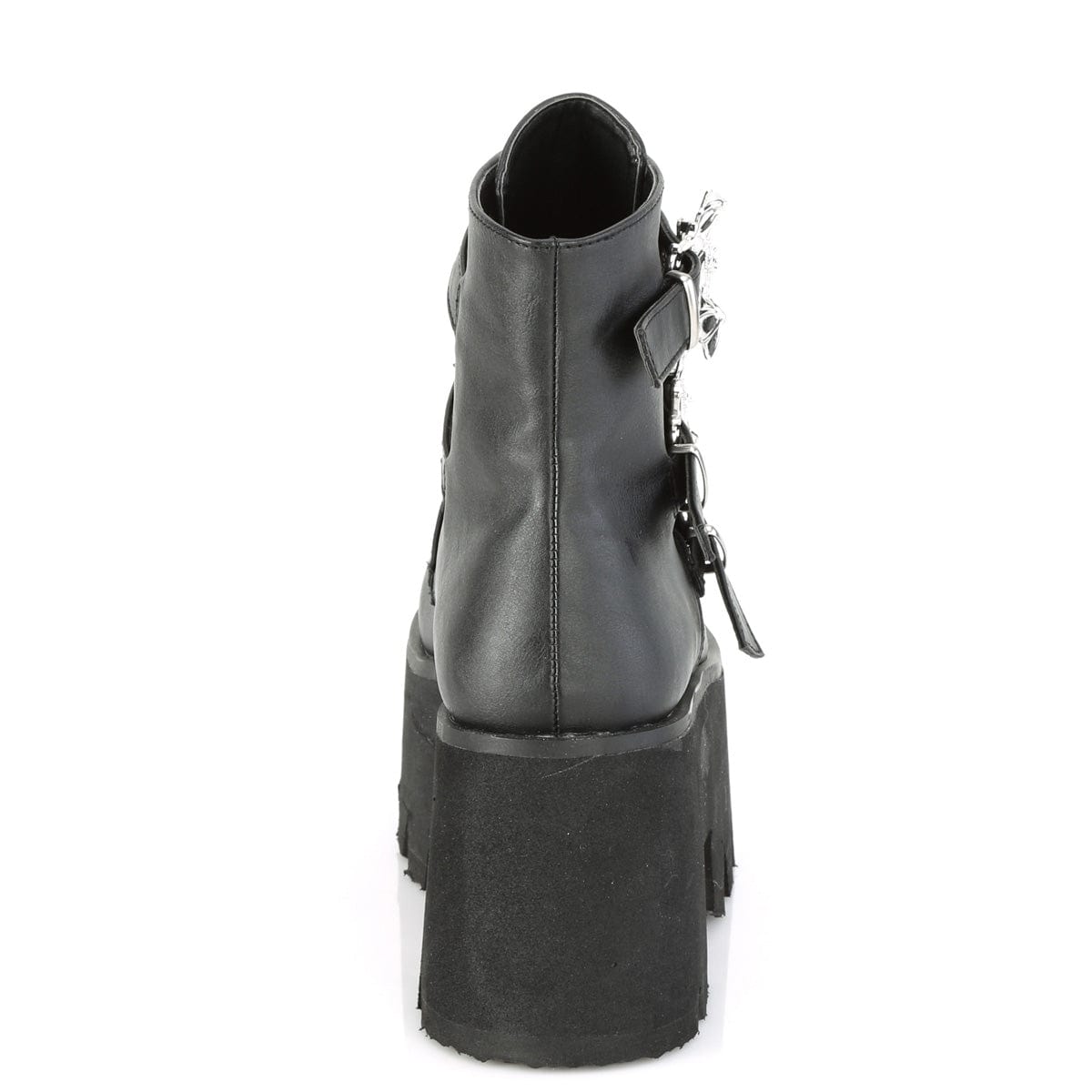 ASHES-55 Black Vegan Leather Demonia US Size (Women's): 6