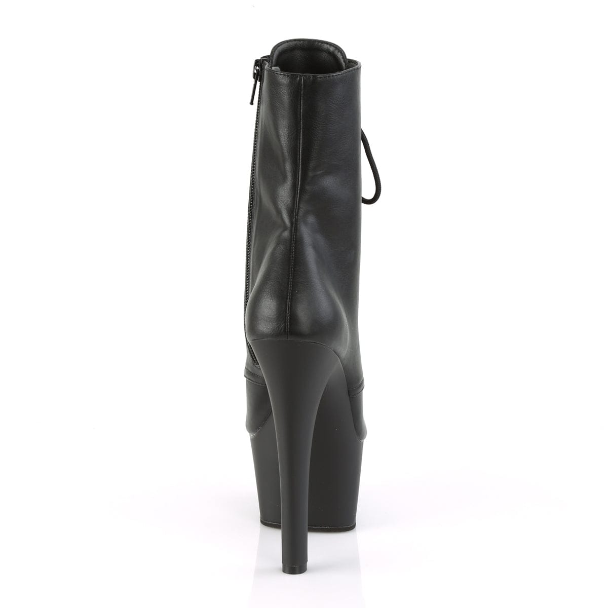 ASPIRE-1020 Black Faux Leather/Black Matte Ankle Boot Pleaser US Size (Women's): 5