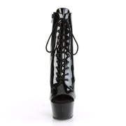 ASPIRE-1021 Black Patent/Black Ankle Boot Pleaser US Size (Women's): 5