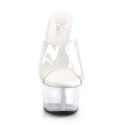 ASPIRE-601 Clear/Clear Slide Pleaser US Size (Women's): 5