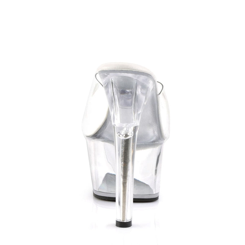 ASPIRE-601 Clear/Clear Slide Pleaser US Size (Women's): 5