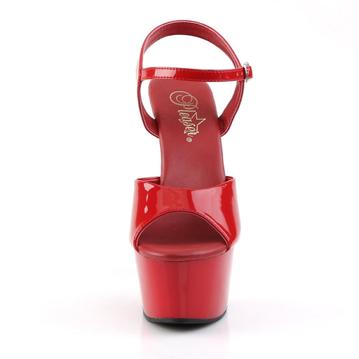 ASPIRE-609 Red Patent/Red Platform Sandal Pleaser US Size (Women's): 5