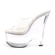 BEAU-601 Clear/Clear Platform Sandal Pleaser US Size (Women's): 5