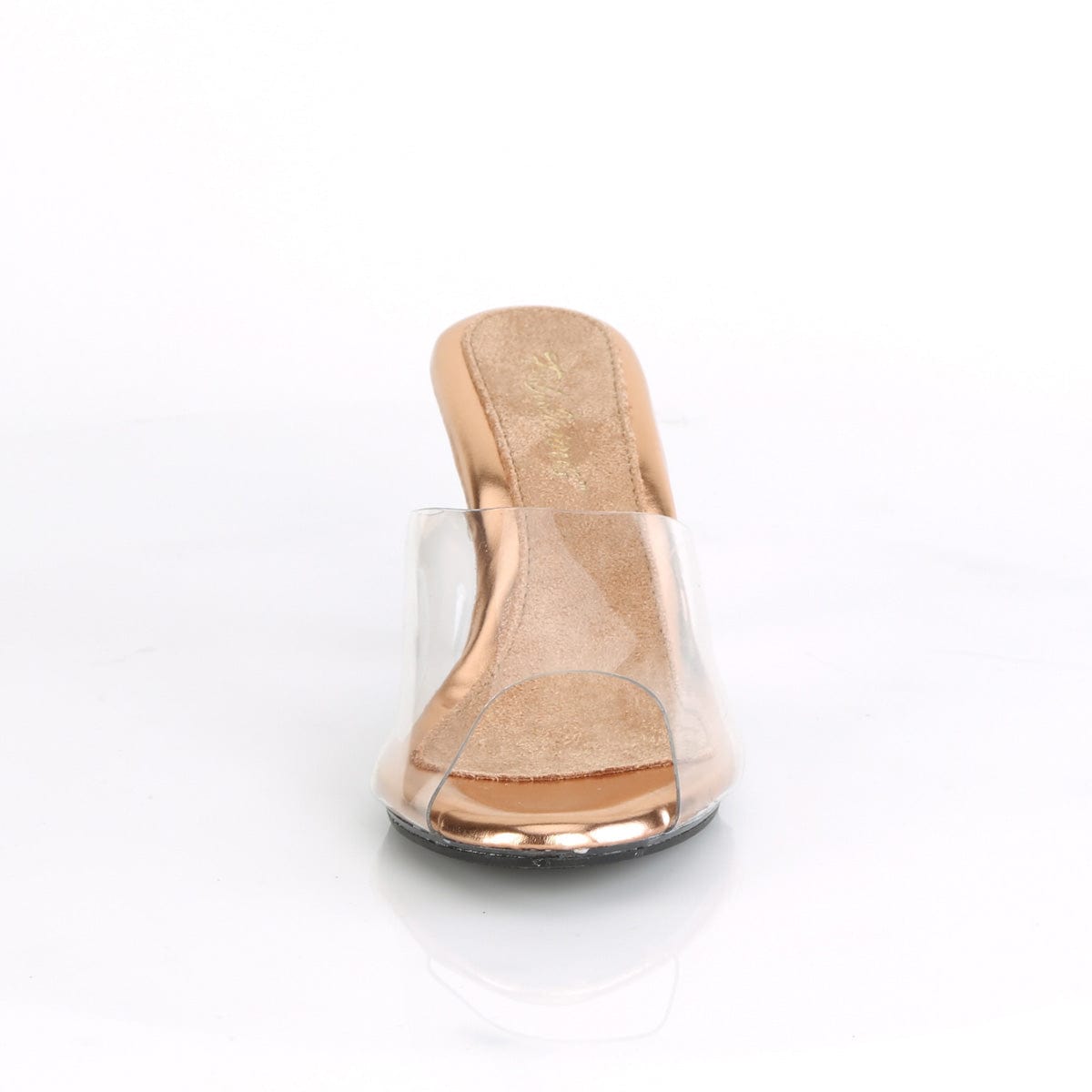 BELLE-301 Clear-Rose Gold/Clear CURRENT Fabulicious US Size (Women's): 5