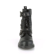 BOLT-250 Black Vegan Leather Mid-Calf Boot Demonia US Size (Unisex/Men's): 4