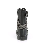 BOLT-250 Black Vegan Leather Mid-Calf Boot Demonia US Size (Unisex/Men's): 4