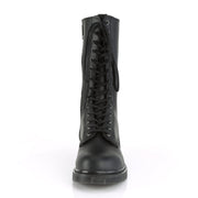 BOLT-300 Black Vegan Leather Mid-Calf Boot Demonia US Size (Unisex/Men's): 4