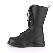 BOLT-300 Black Vegan Leather Mid-Calf Boot Demonia US Size (Unisex/Men's): 4