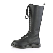 BOLT-400 Black Vegan Leather Combat Boot Demonia US Size (Unisex/Men's): 4
