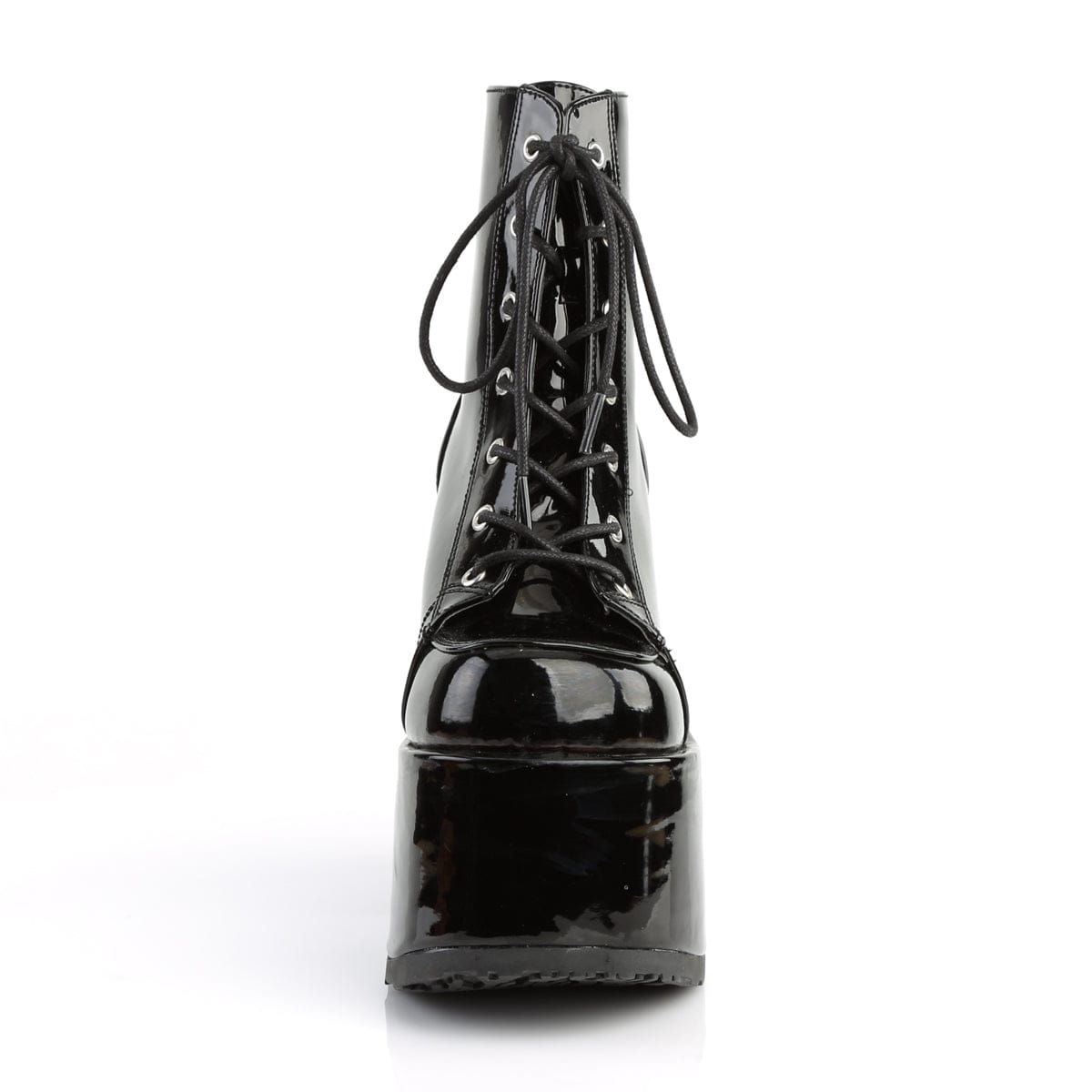 CAMEL-203 Black Patent Ankle Boot Demonia US Size (Women's): 6