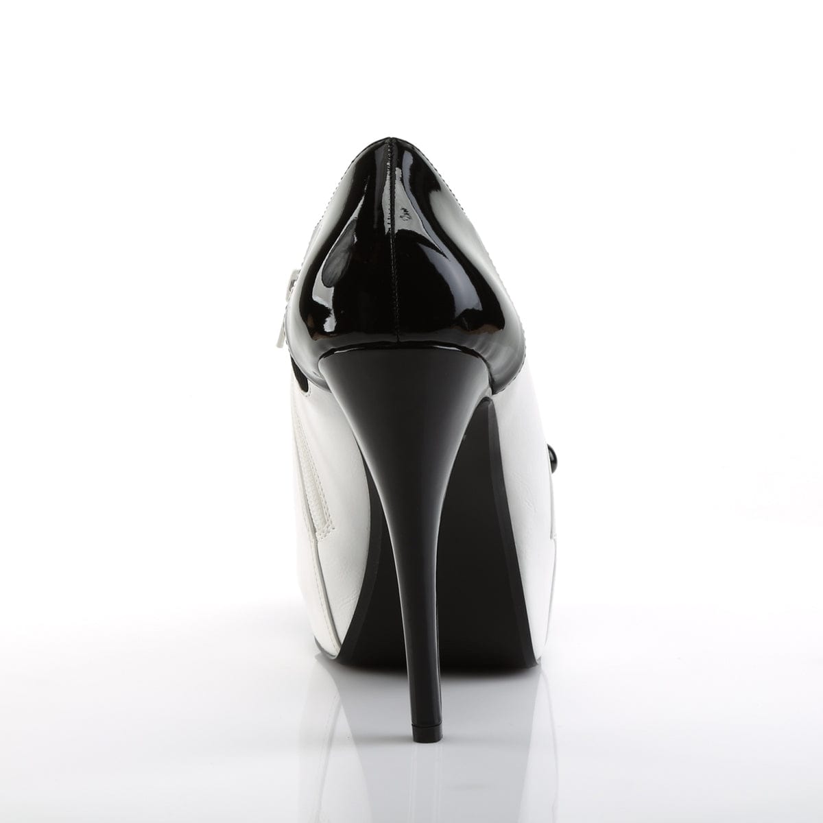 CHLOE-11 Black-White Patent CURRENT Pleaser Pink Label US Size (Women's): 9