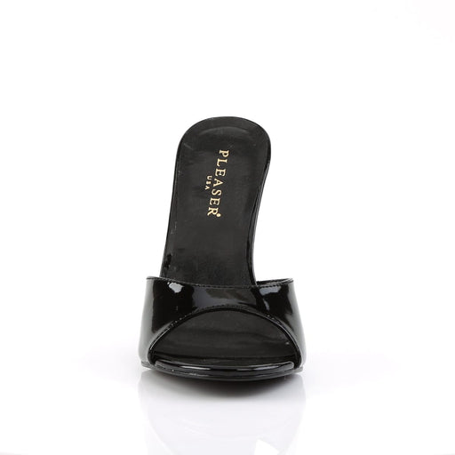 CLASSIQUE-01 Black Patent Slide Pleaser US Size (Women's): 5