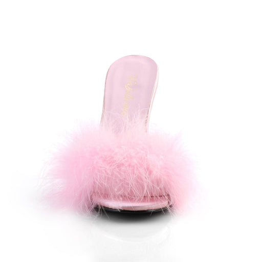 CLASSIQUE-01F Baby Pink Pu-Fur CURRENT Fabulicious US Size (Women's): 5