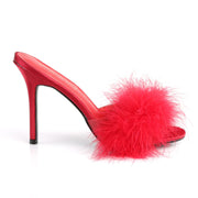 CLASSIQUE-01F Red Pu-Fur CURRENT Fabulicious US Size (Women's): 5