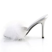 CLASSIQUE-01F White Pu-Fur CURRENT Fabulicious US Size (Women's): 5