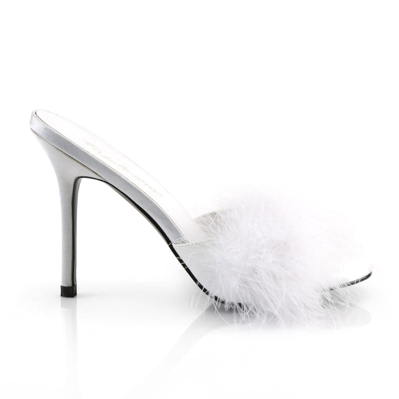CLASSIQUE-01F White Pu-Fur CURRENT Fabulicious US Size (Women's): 5