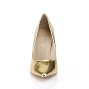 CLASSIQUE-20 Gold Met Pu Pump Pleaser US Size (Women's): 5