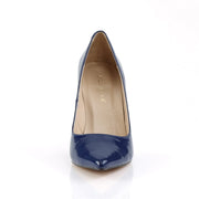 CLASSIQUE-20 Navy Blue Patent Pump Pleaser US Size (Women's): 5