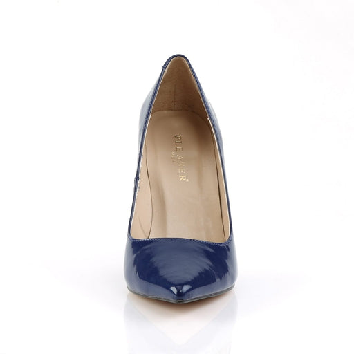 CLASSIQUE-20 Navy Blue Patent Pump Pleaser US Size (Women's): 5