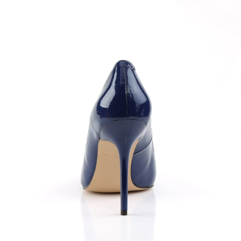 CLASSIQUE-20 Navy Blue Patent Pump Pleaser US Size (Women's): 5