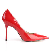 CLASSIQUE-20 Red Patent Pump Pleaser US Size (Women's): 5
