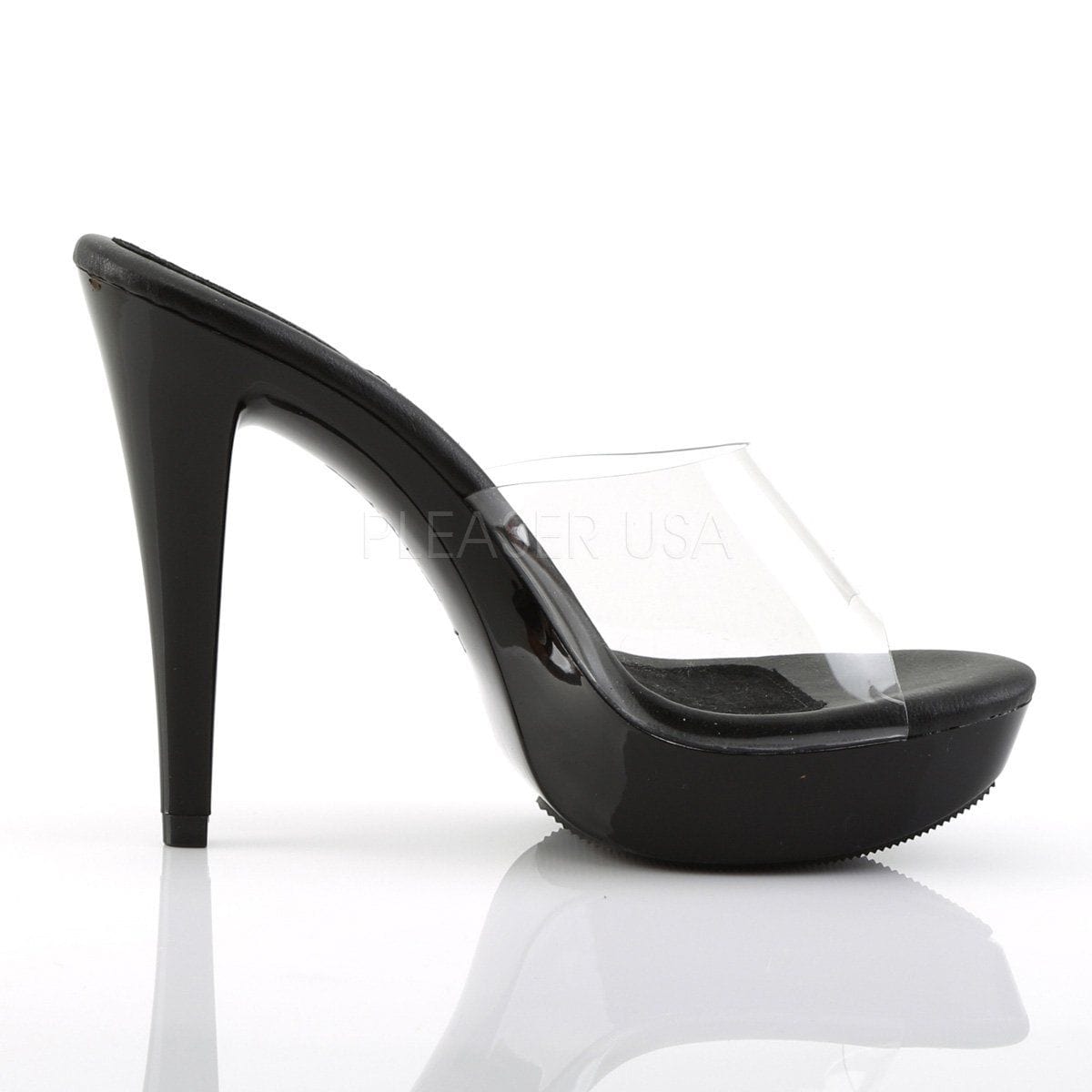 COCKTAIL-501 Clear/Black CURRENT Fabulicious US Size (Women's): 5