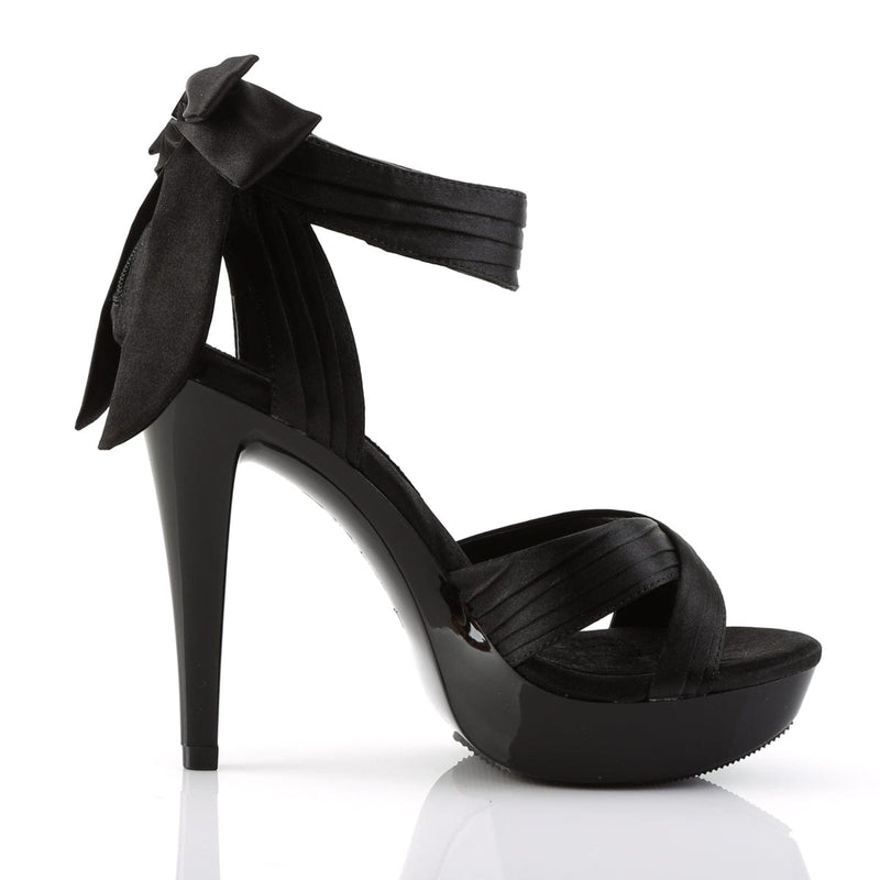 COCKTAIL-568 Black Satin/Black CURRENT Fabulicious US Size (Women's): 5