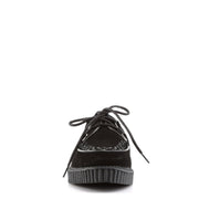 CREEPER-602S Black Suede Creeper Demonia US Size (Unisex/Men's): 4