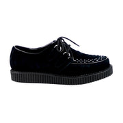 CREEPER-602S Black Suede Creeper Demonia US Size (Unisex/Men's): 4