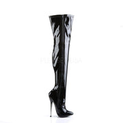 DAGGER-3000 Black Stretch Patent CURRENT Devious US Size (Women's): 5