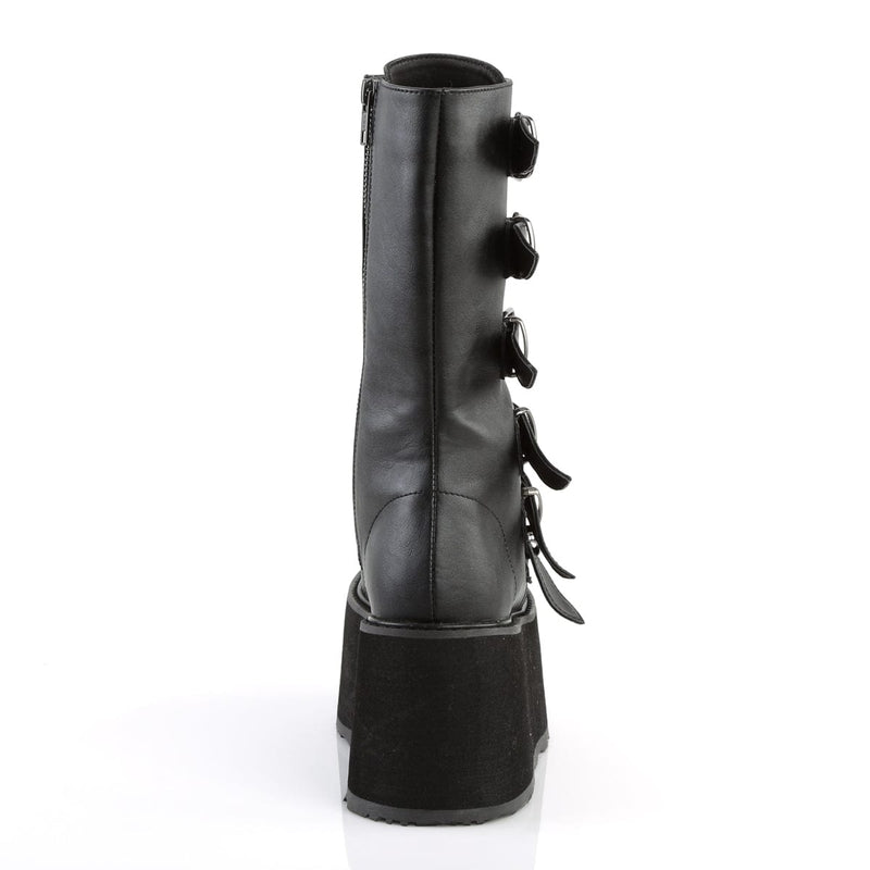 DAMNED-225 Black Vegan Leather Demonia US Size (Women's): 6