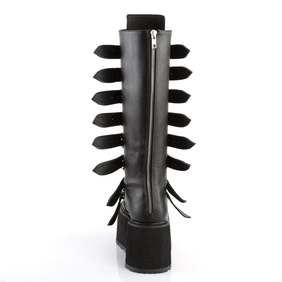 DAMNED-318 Black Vegan Leather Demonia US Size (Women's): 5