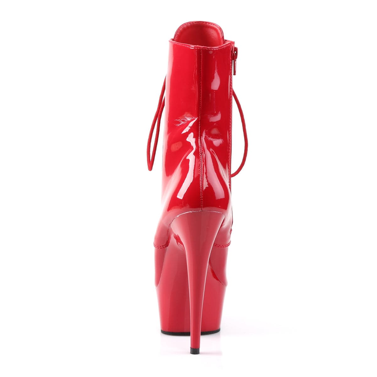 DELIGHT-1020 Red Patent/Red Ankle Boot Pleaser US Size (Women's): 5