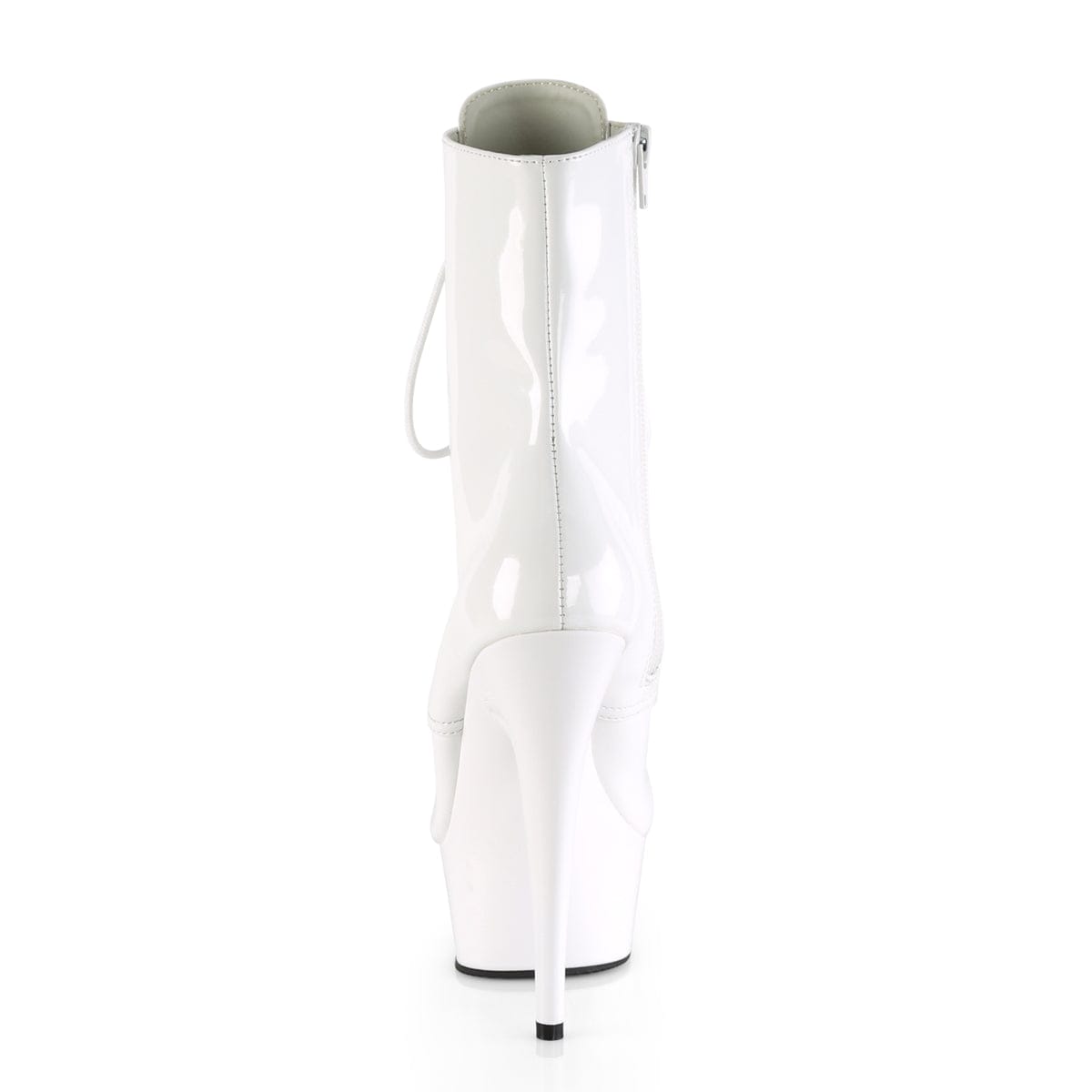 DELIGHT-1020 White Patent/White Ankle Boot Pleaser US Size (Women's): 5