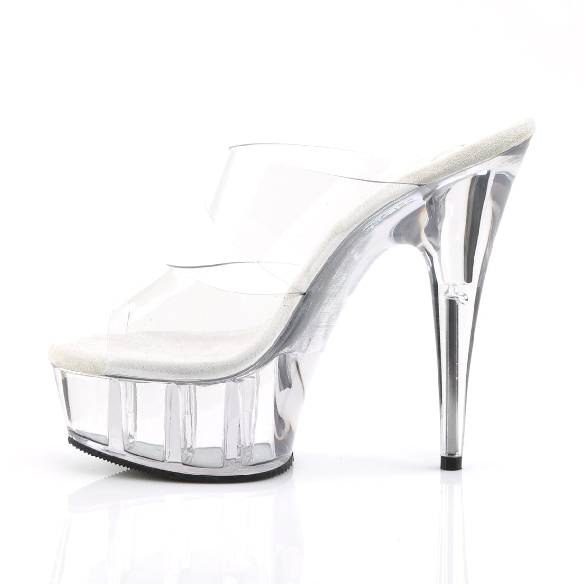 DELIGHT-602 Clear/Clear Slide Pleaser US Size (Women's): 5