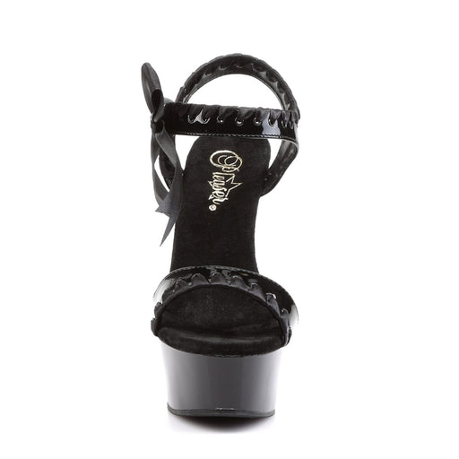 DELIGHT-615 Black/Black Platform Sandal Pleaser US Size (Women's): 5