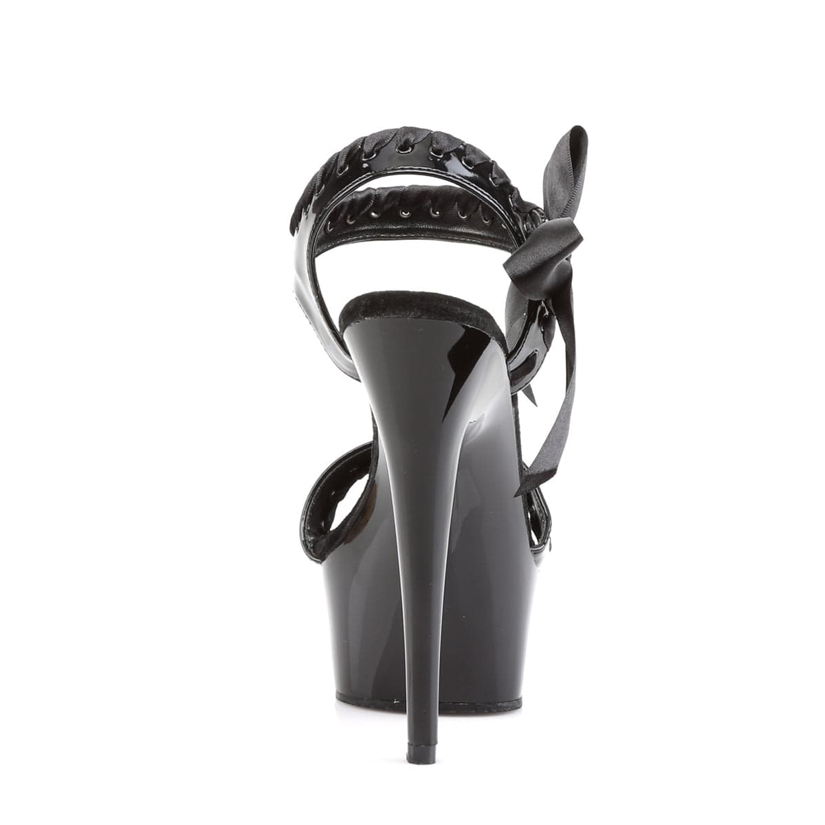 DELIGHT-615 Black/Black Platform Sandal Pleaser US Size (Women's): 5