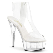 DELIGHT-633 Clear/Clear Platform Sandal Pleaser US Size (Women's): 5