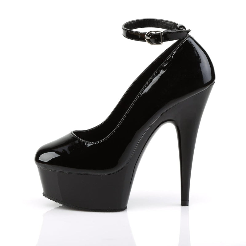 DELIGHT-686 Black Patent/Black Pump Pleaser US Size (Women's): 5