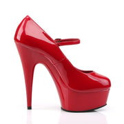 DELIGHT-687 Red/Red Mary Janes Pleaser US Size (Women's): 5