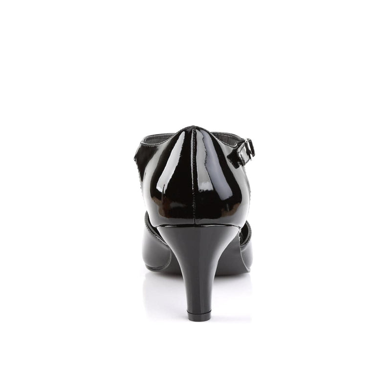 DIVINE-415 Black Patent CURRENT Pleaser Pink Label US Size (Women's): 9