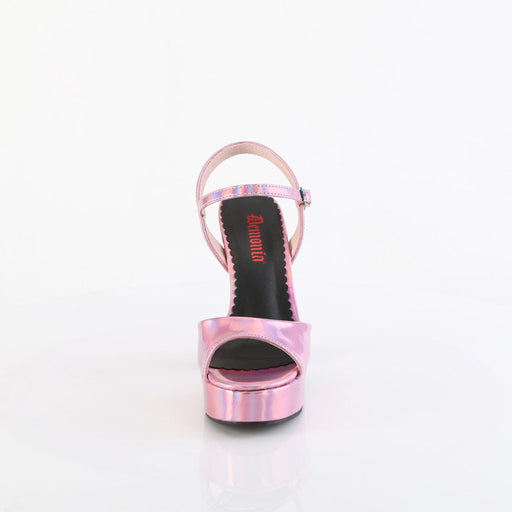 DOLLY-09 Pink Hologram Sandal Demonia US Size (Women's): 6