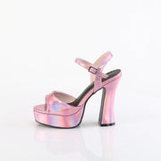 DOLLY-09 Pink Hologram Sandal Demonia US Size (Women's): 6