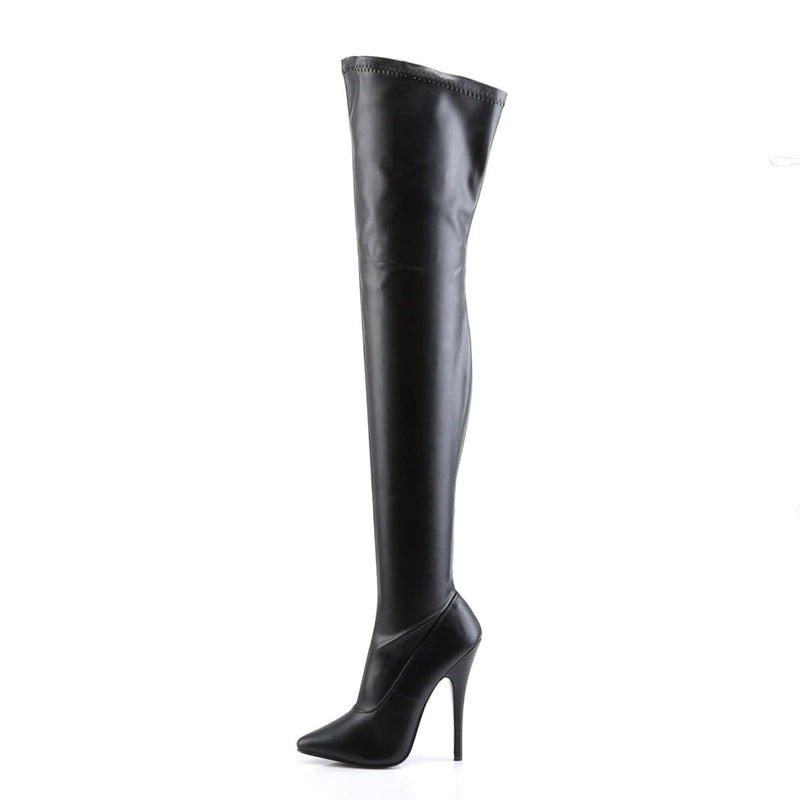 DOMINA-3000 Black Stretch Pu CURRENT Devious US Size (Women's): 6
