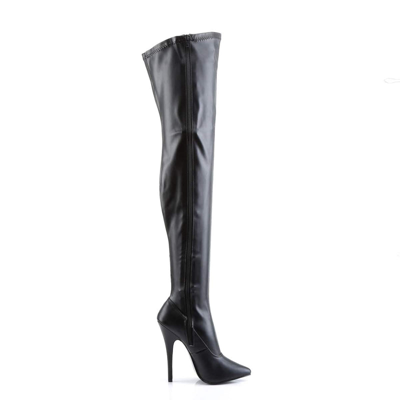 DOMINA-3000 Black Stretch Pu CURRENT Devious US Size (Women's): 6