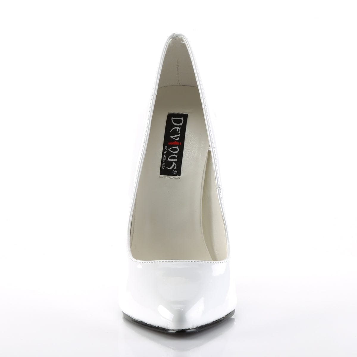 DOMINA-420 White Patent CURRENT Devious US Size (Women's): 5