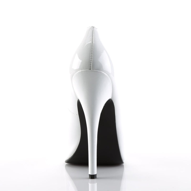 DOMINA-420 White Patent CURRENT Devious US Size (Women's): 5
