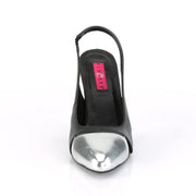 DREAM-405 Black Faux Leather-Silver Metallic Pu CURRENT Pleaser Pink Label US Size (Women's): 9