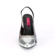 DREAM-405 Multi-Color Snake Print-Silver Metallic Pu CURRENT Pleaser Pink Label US Size (Women's): 9