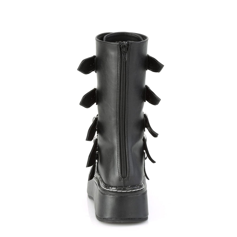 EMILY-330 Black Vegan Leather Demonia US Size (Women's): 6